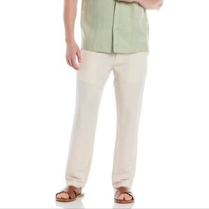 Cubavera Linen Blend Pants 32x32 Small Lightweight Beach Vacation Unisex